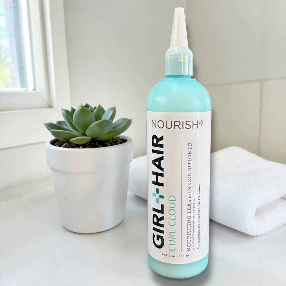 Girl+Hair Curl Cloud Nourishing Leave-In Conditioner 10.1oz‎ Olive Grapeseed Oil